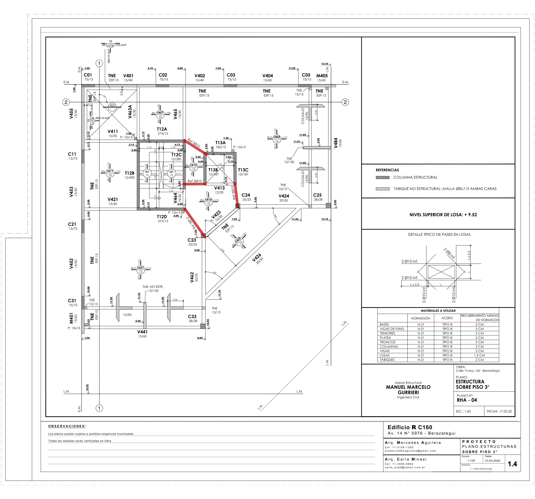 Plano Estructura 1.4